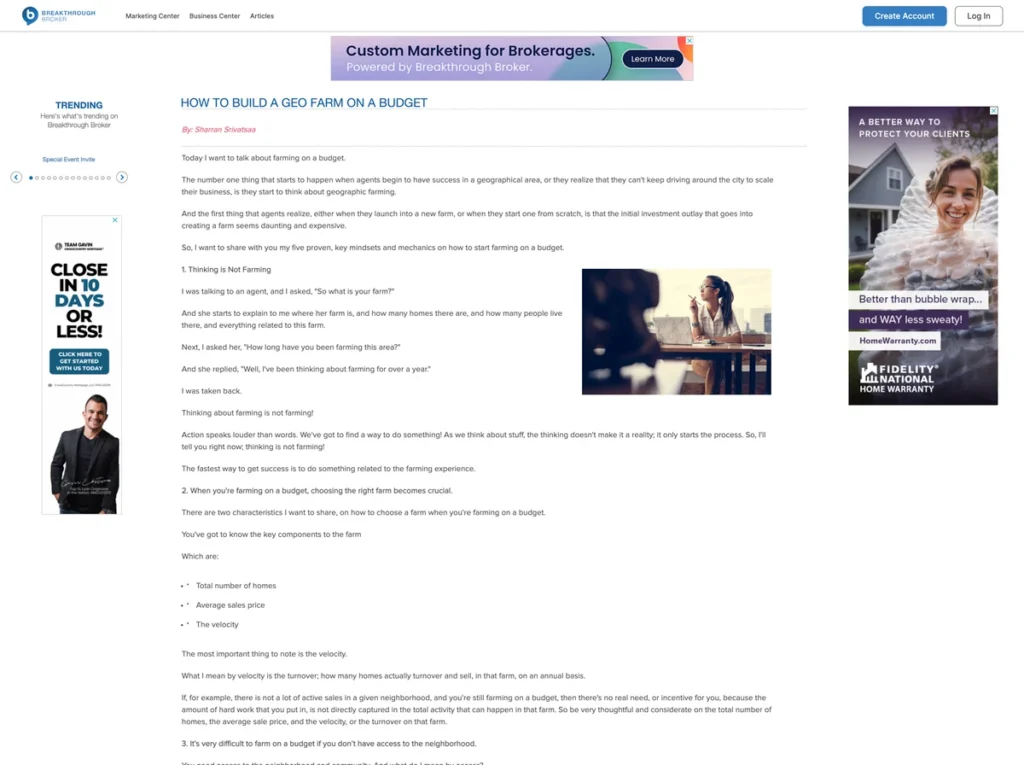 Breakthroughbroker Article