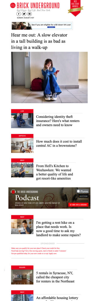 Brick Email Sample Banner