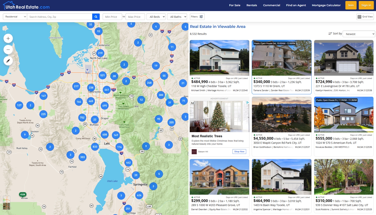 UtahRealEstate Native Ad Sample